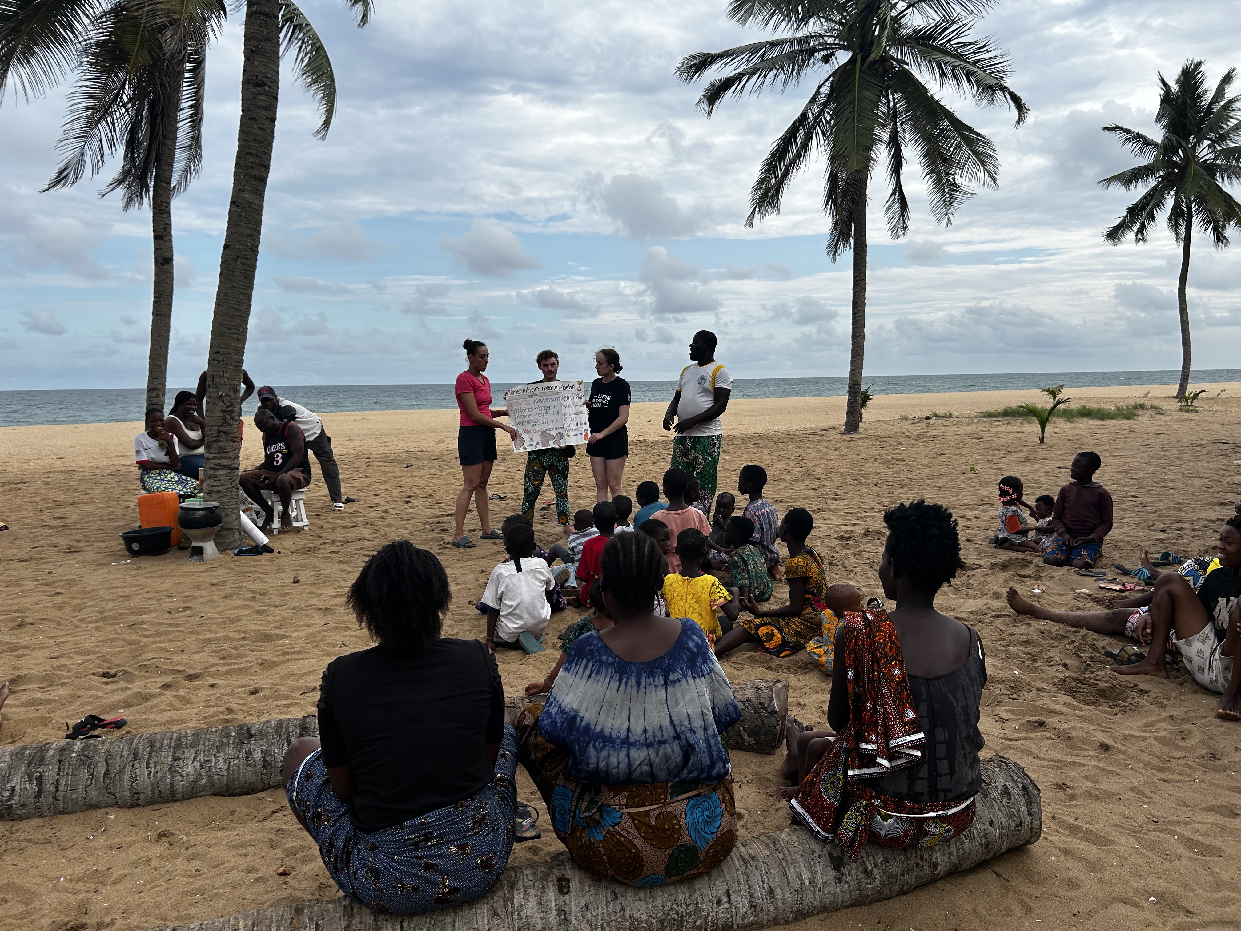 Kolya, étudiant en 3e année au baccalauréat en nutrition de l'Université Laval, réalise un stage international de 11 semaines au Bénin avec l'organisme Bénin Enfants Sains.