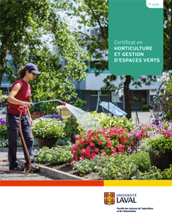 Ce programme vise à consolider et à enrichir votre formation si vous travaillez, directement ou indirectement, dans les secteurs de la gestion de personnel ainsi que de la gestion et de l’entretien des espaces verts et que vous êtes souvent appelé à prendre des décisions. Tout en répondant à vos besoins, la formation proposée devrait vous permettre d’être plus compétent pour réaliser les tâches dont vous avez déjà la responsabilité et exercer un leadership dans votre milieu de travail. Image non trouvée