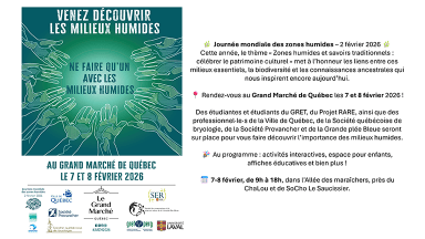 Affiche invitation Journée zones humides