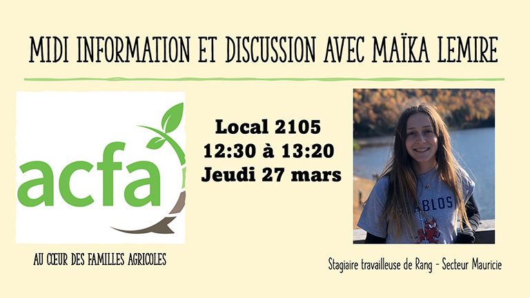 Affiche de la conférence