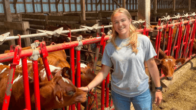 Frédérique, étudiante en génie agroenvironnemental