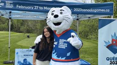 Maïka, stagiaire en marketing aux Jeux du Canada 2027